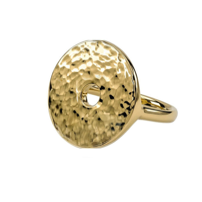 Macho Brass Cocktail Ring for Women