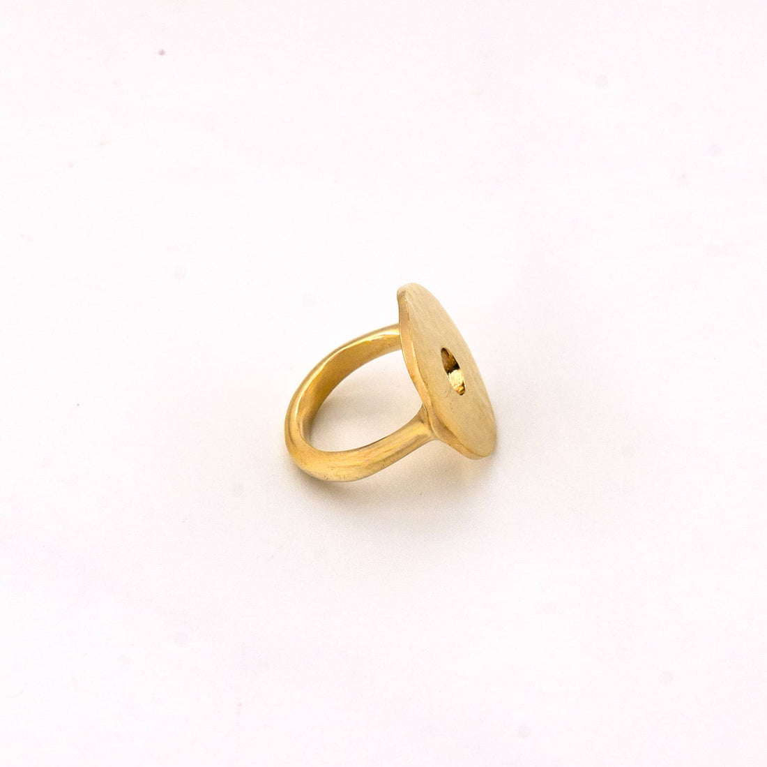 Macho Brass Cocktail Ring for Women