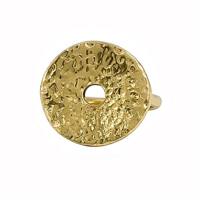 Macho Brass Cocktail Ring for Women