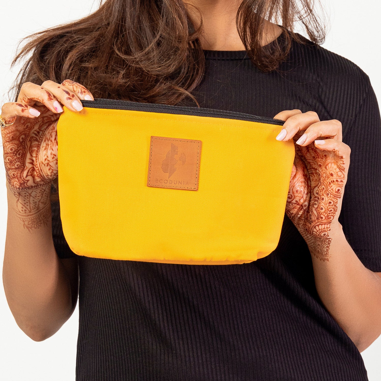 Ren Canvas Makeup Bag – Fair Trade Cosmetic &amp; Toiletry Pouch 
