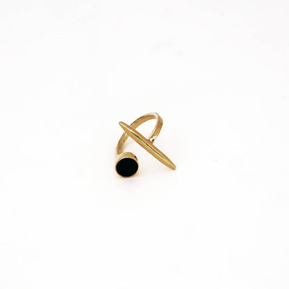 Mali Inlay Adjustable Ring