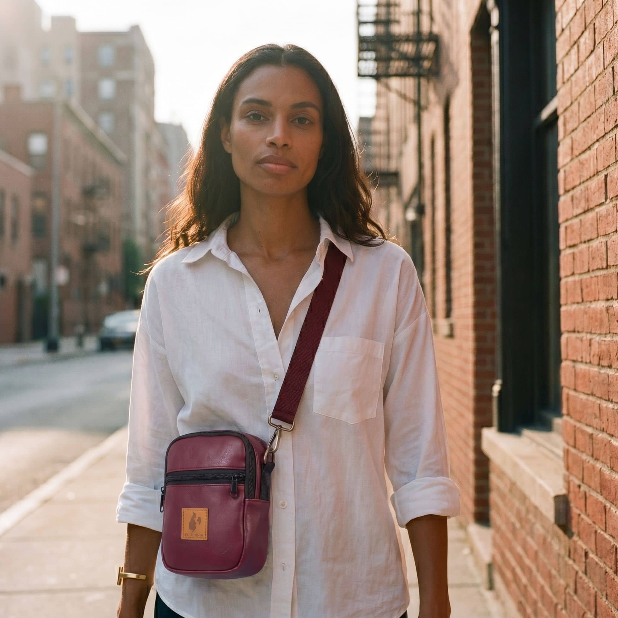 Rozi Vegan Leather Crossbody Bag 1L 