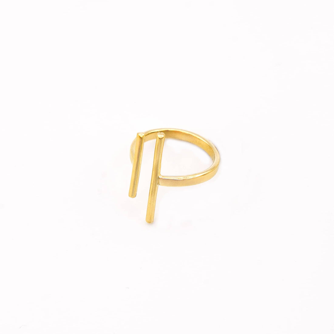 Mazu Minimalist Open Bar Ring