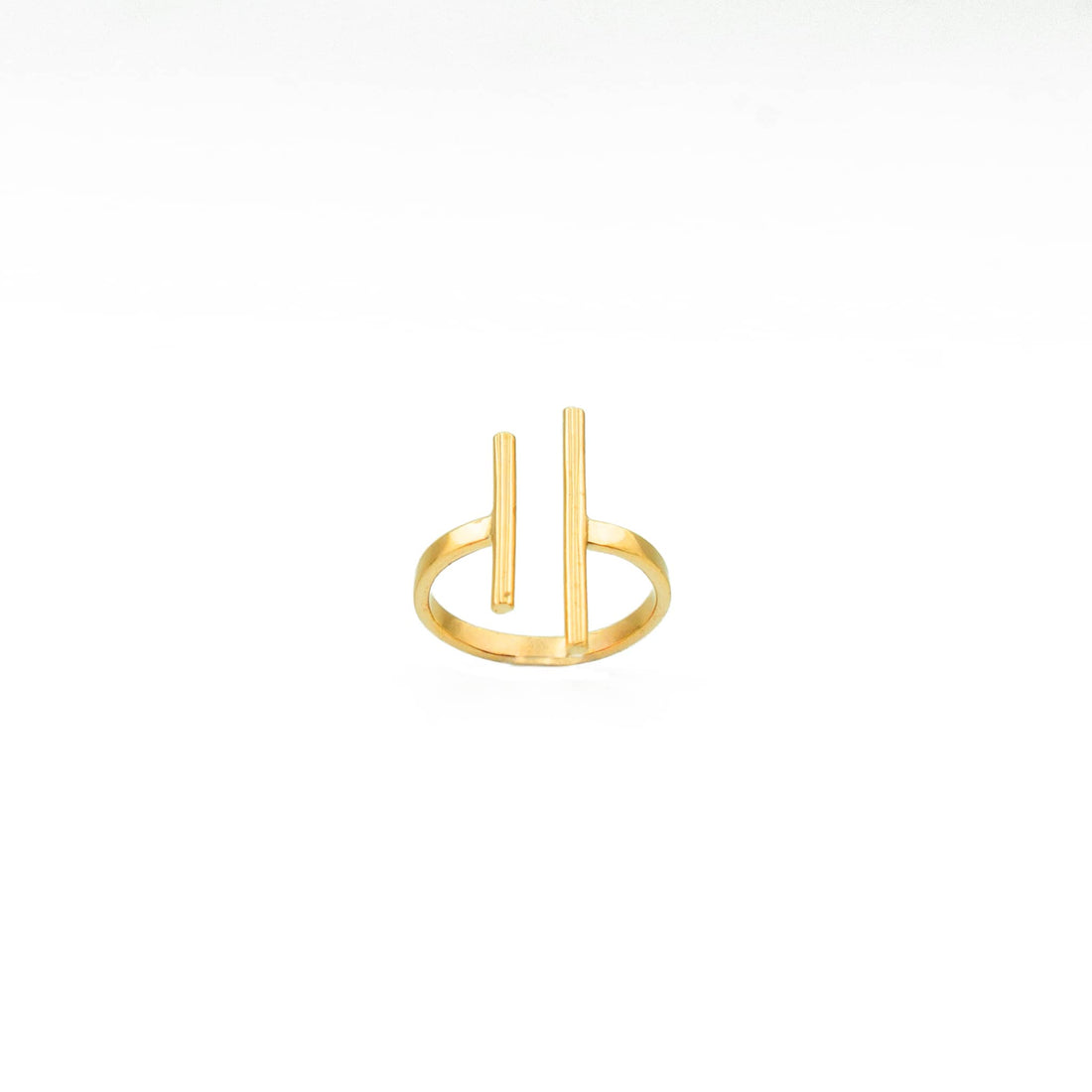 Mazu Minimalist Open Bar Ring