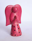 Handmade Soapstone Angels - Red