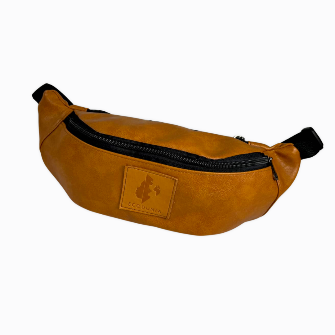 Vegan Leather Fanny Pack- Orange