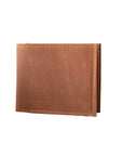 Leather Bifold Standard Wallet -  Tan Pull Up