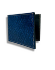 Fish Leather Wallet • Bifold - Standard | Blue