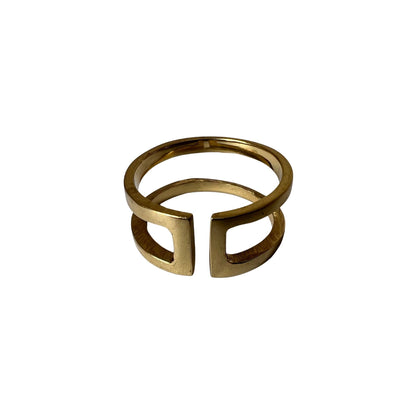 Mia Adjustable Open Band Ring for Women Men