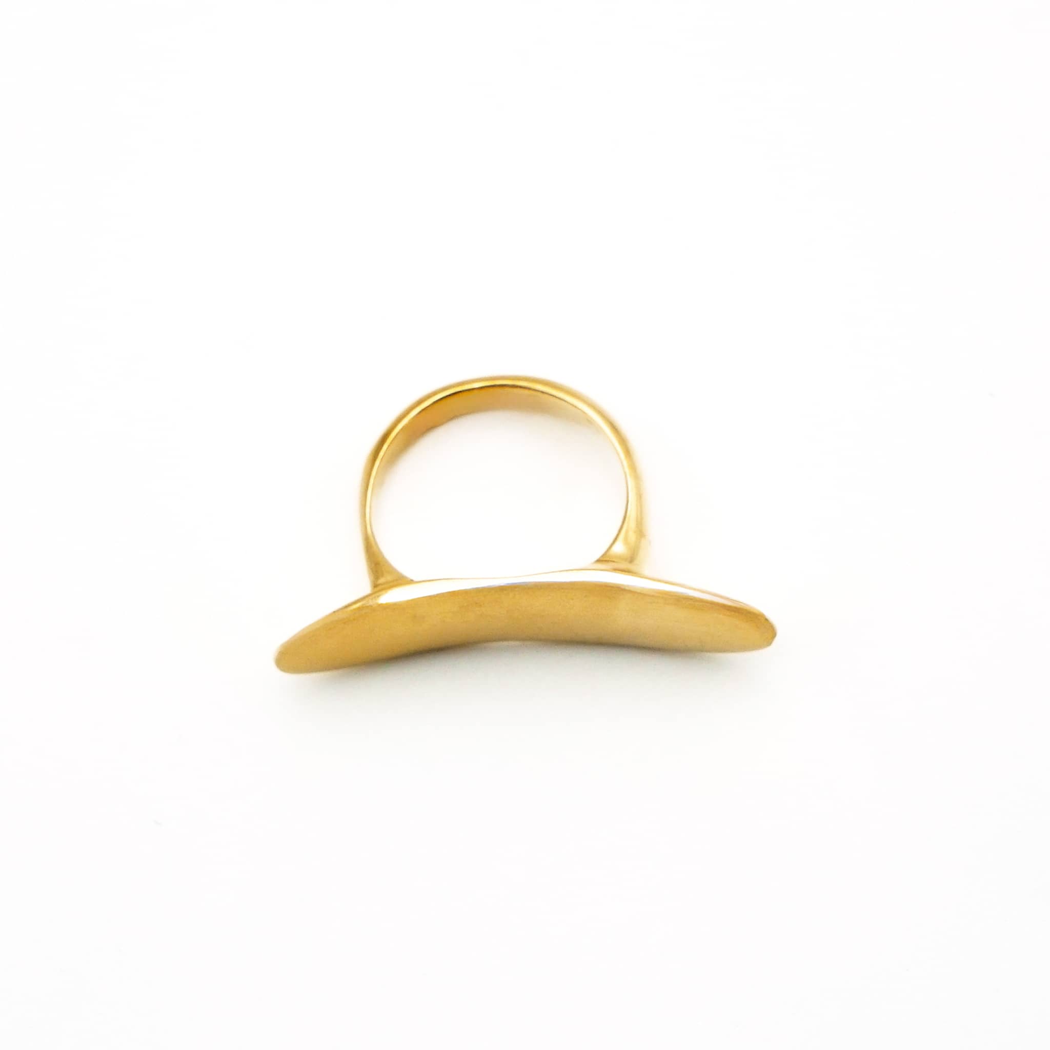 Curved Disc Ring | Benin
