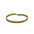 Misa twisted rope brass armlet flat lay — Ecodunia
