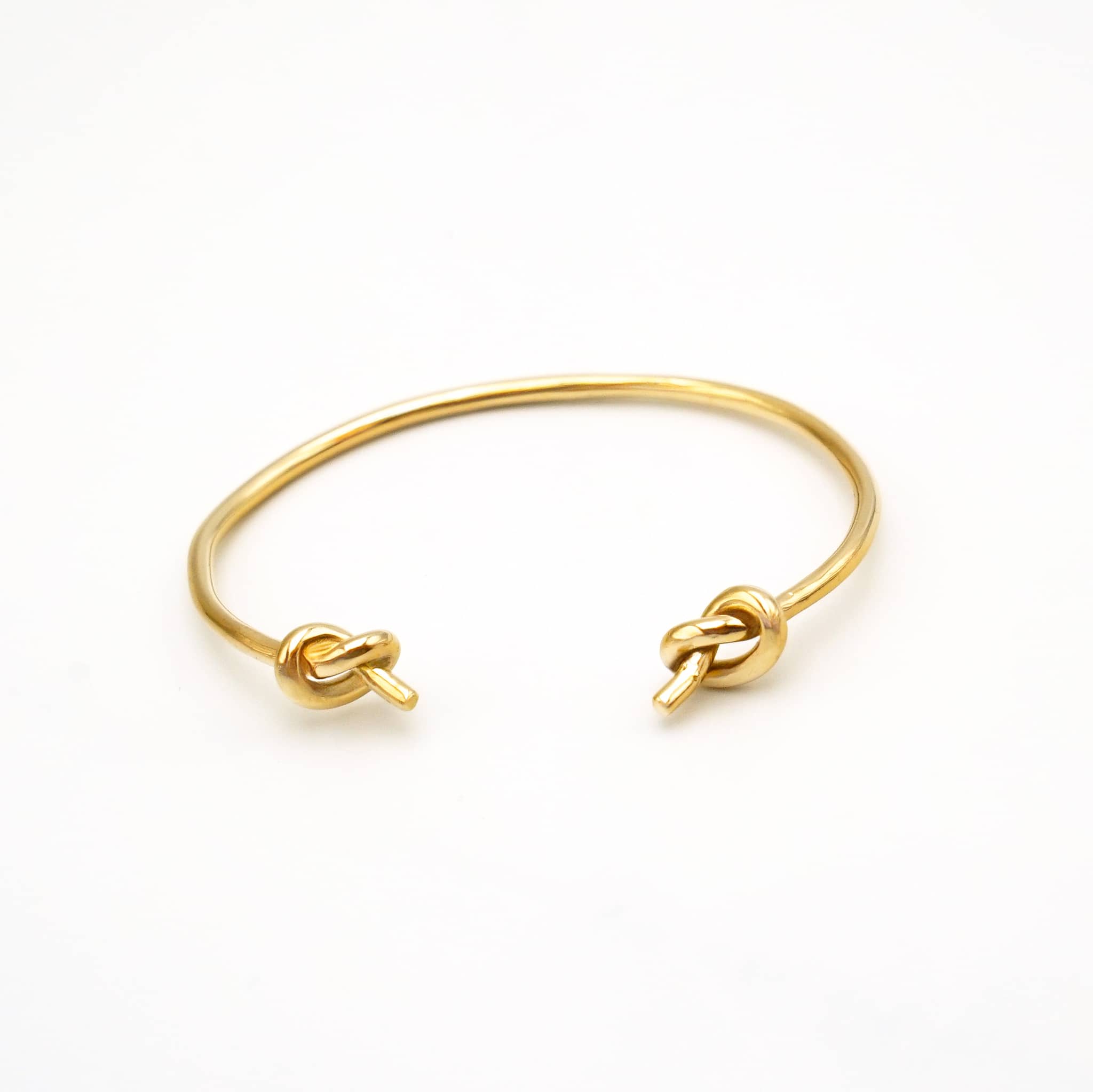 Double Knot Brass Cuff Bracelet | Mji - EcoDunia