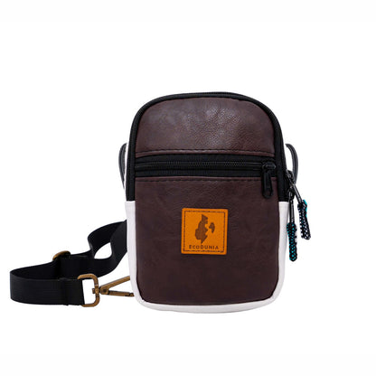 Convertible Vegan Leather Crossbody Sling Bag 1L - EcoDunia | Rozi 