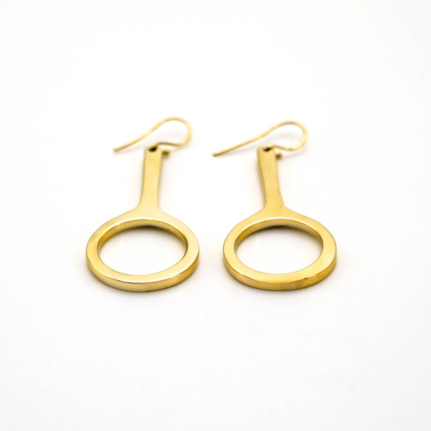 Mwenzi Hoop Drop Earrings