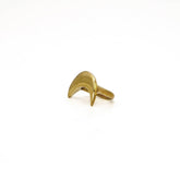 Smooth Crescent Moon Ring | Mwenzi Ecodunia
