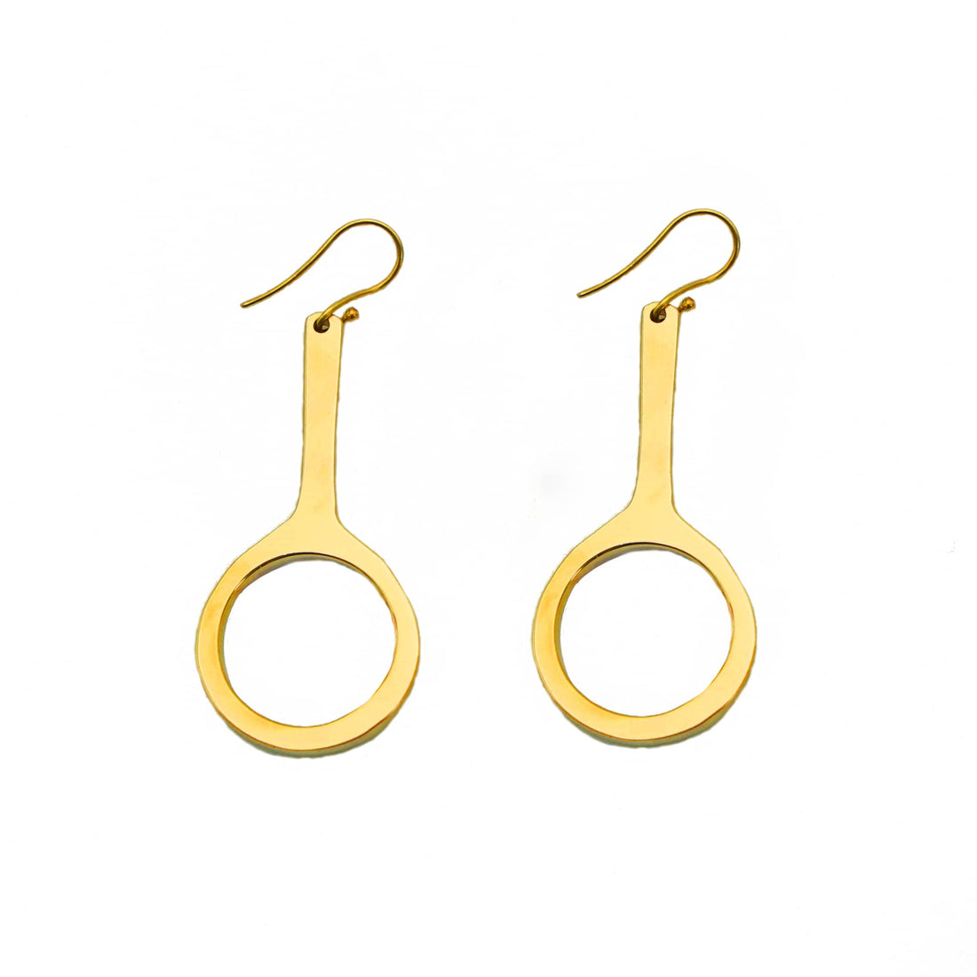 Mwenzi Hoop Drop Earrings