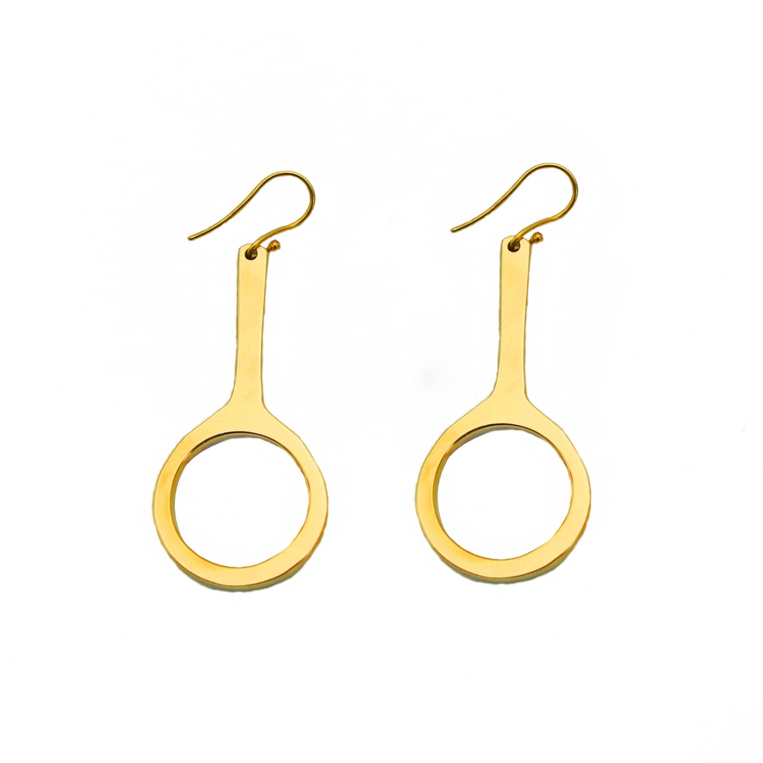 Mwenzi Hoop Drop Earrings