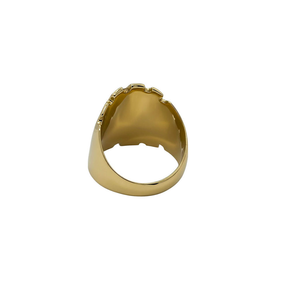 Handmade Brass Wide Band Ring | Nile - EcoDunia
