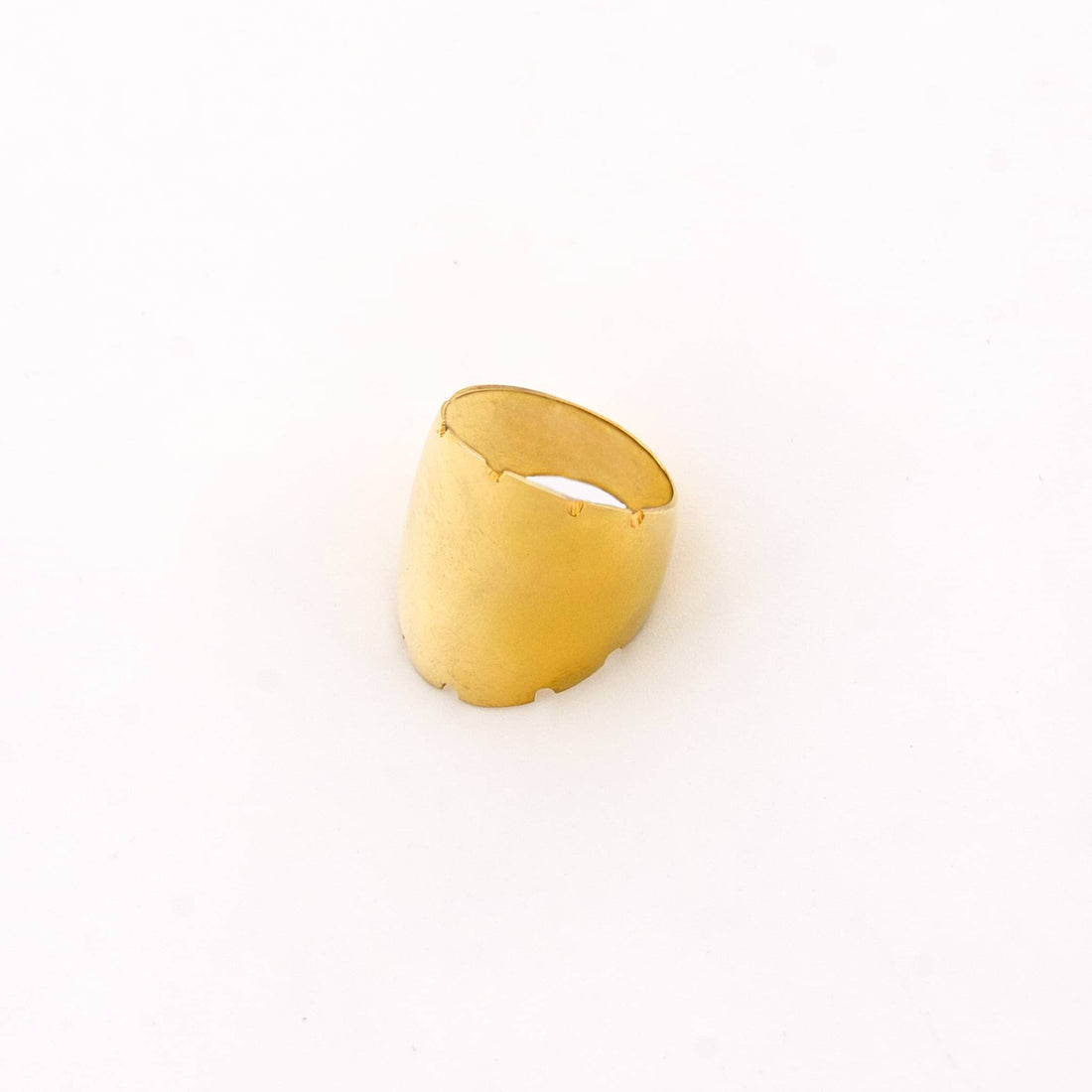Nile Brass Wide Band Ring