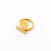 Brass Hammered Open Ring | Nuru Ecodunia