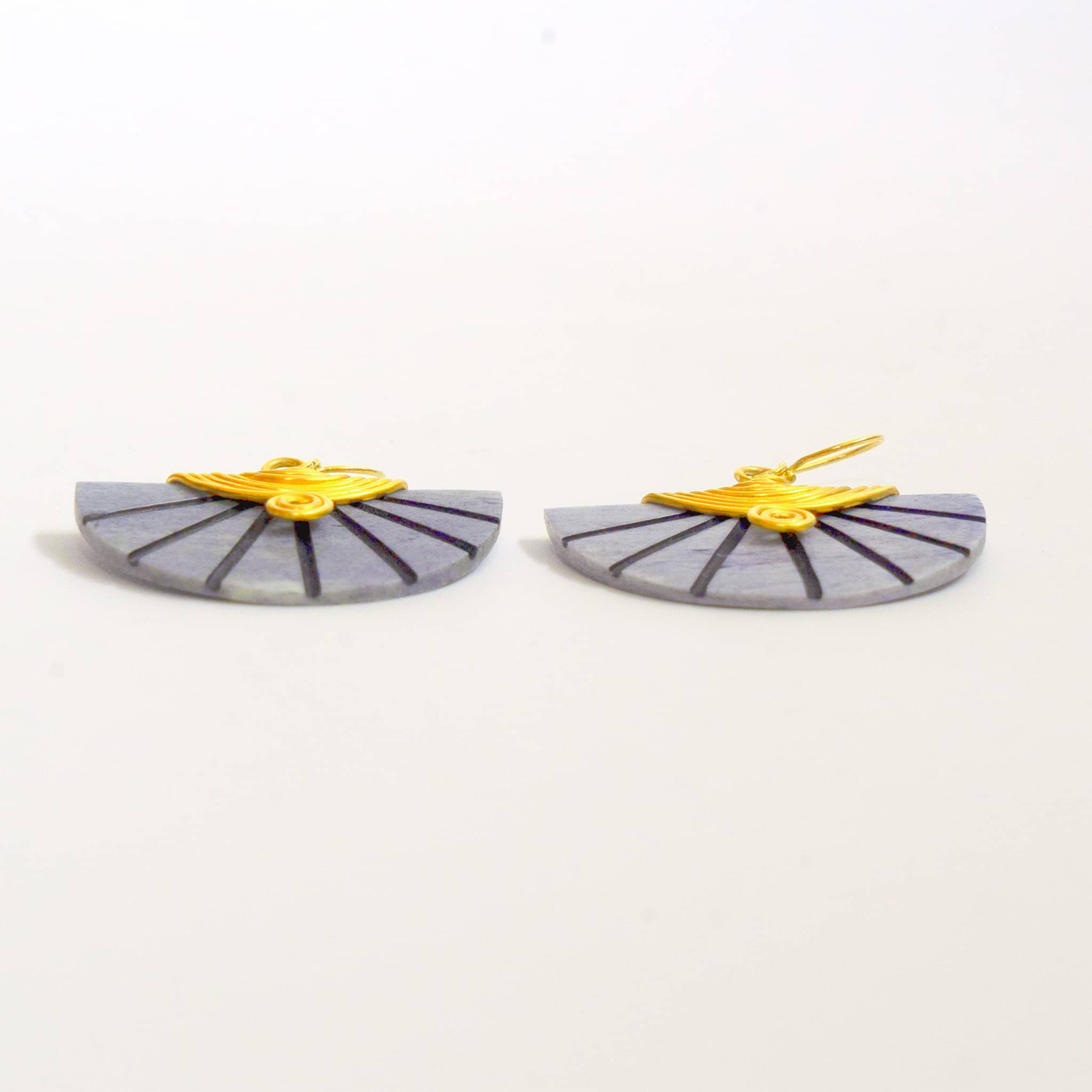 Nusu Half-Moon Earrings for Women