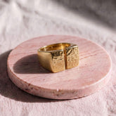 Adjustable Signet-Style Ring | Loita Ecodunia