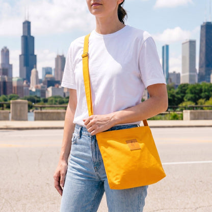 Canvas Mini Crossbody Bag for Men &amp; Women | Amani 