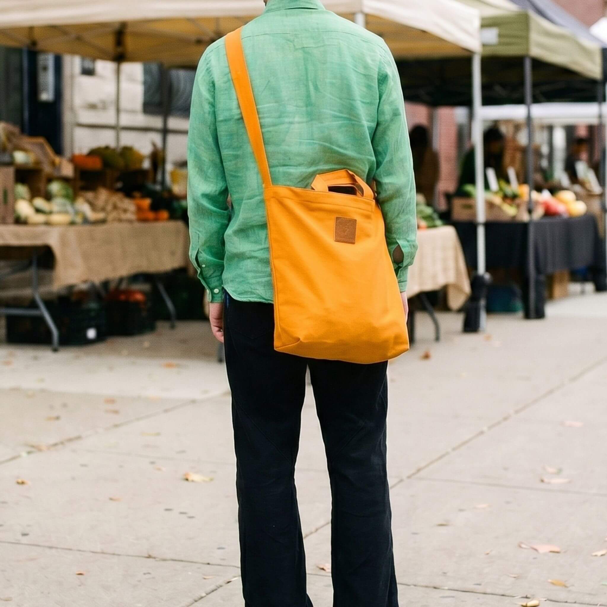 Canvas Carry-All Crossbody Bag for Men &amp; Women | Amani 