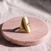 Oval Shield Ring | Zola Ecodunia