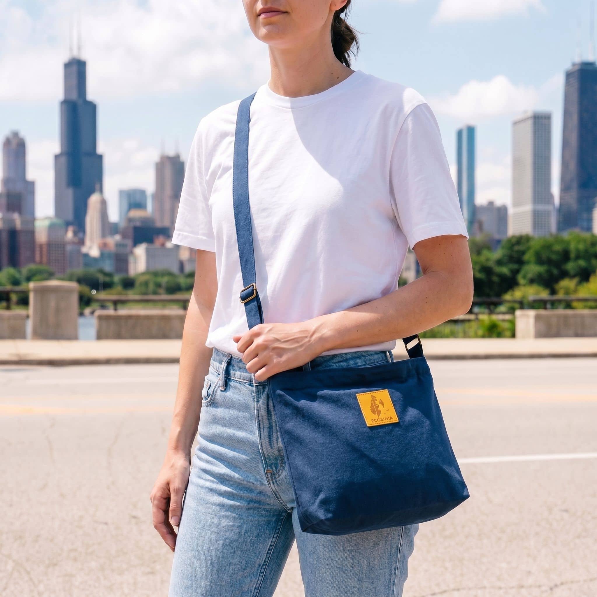 Canvas Mini Crossbody Bag for Men &amp; Women | Amani 