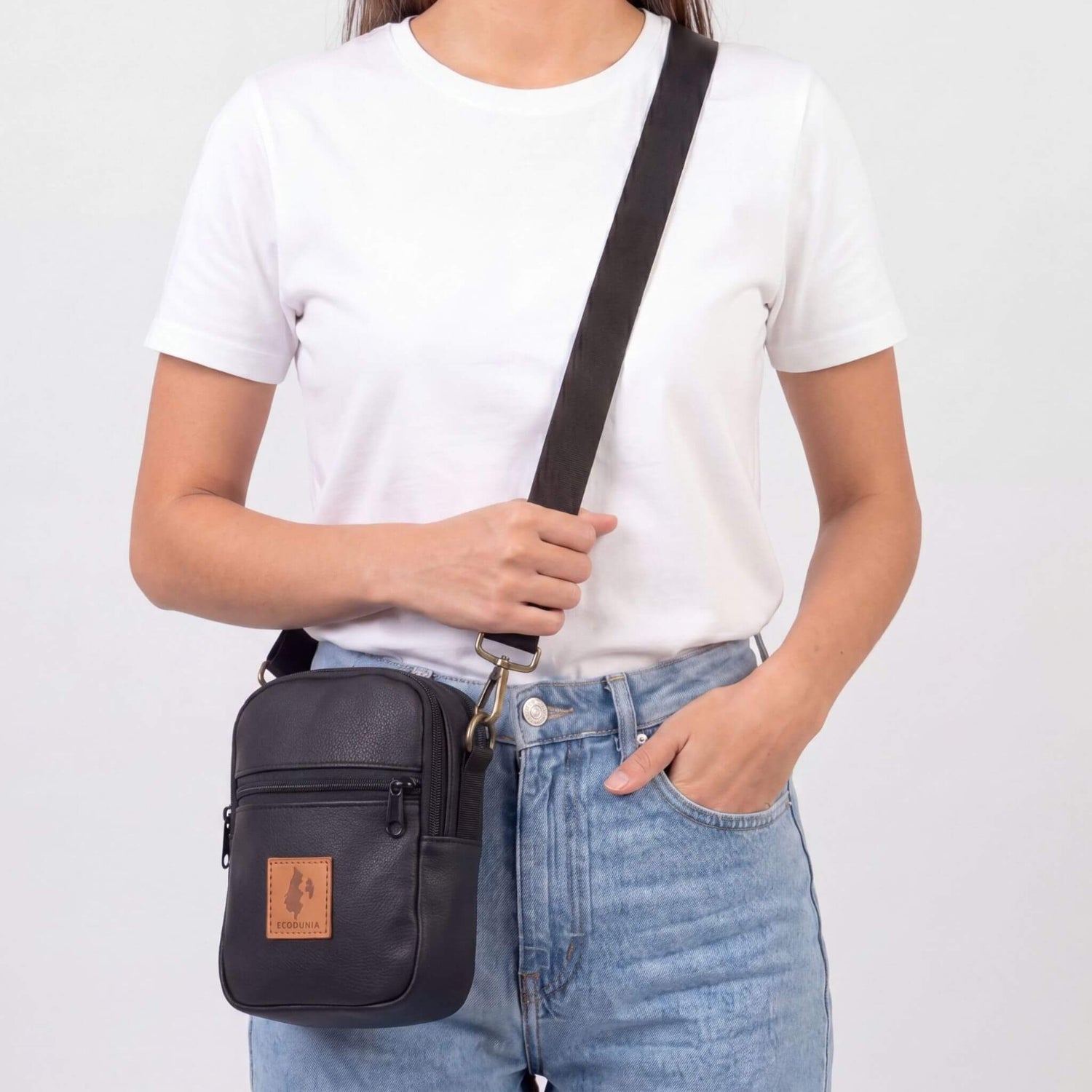 Rozi Vegan Leather Crossbody Bag 1L 