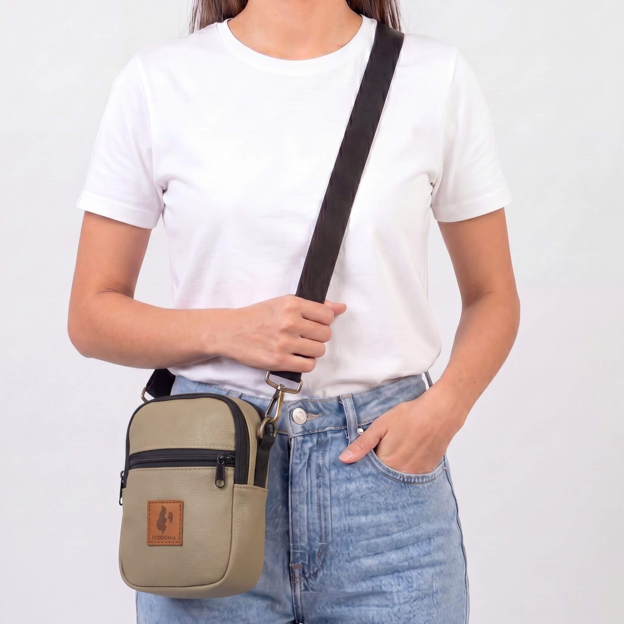 Rozi Vegan Leather Crossbody Bag 1L 