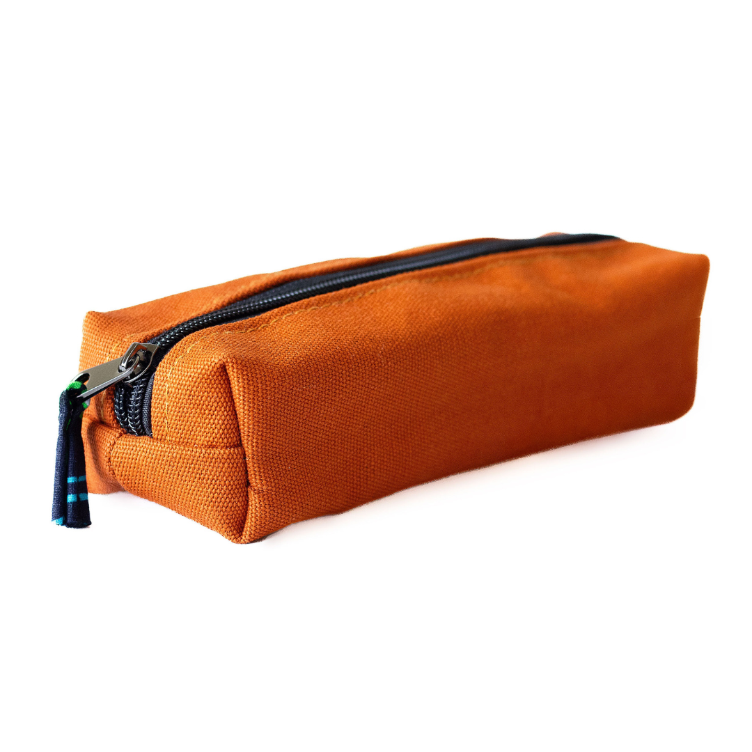 Pencil Pouch Zipper Bag – Fair Trade Cotton Canvas Pencil Case  - EcoDunia 