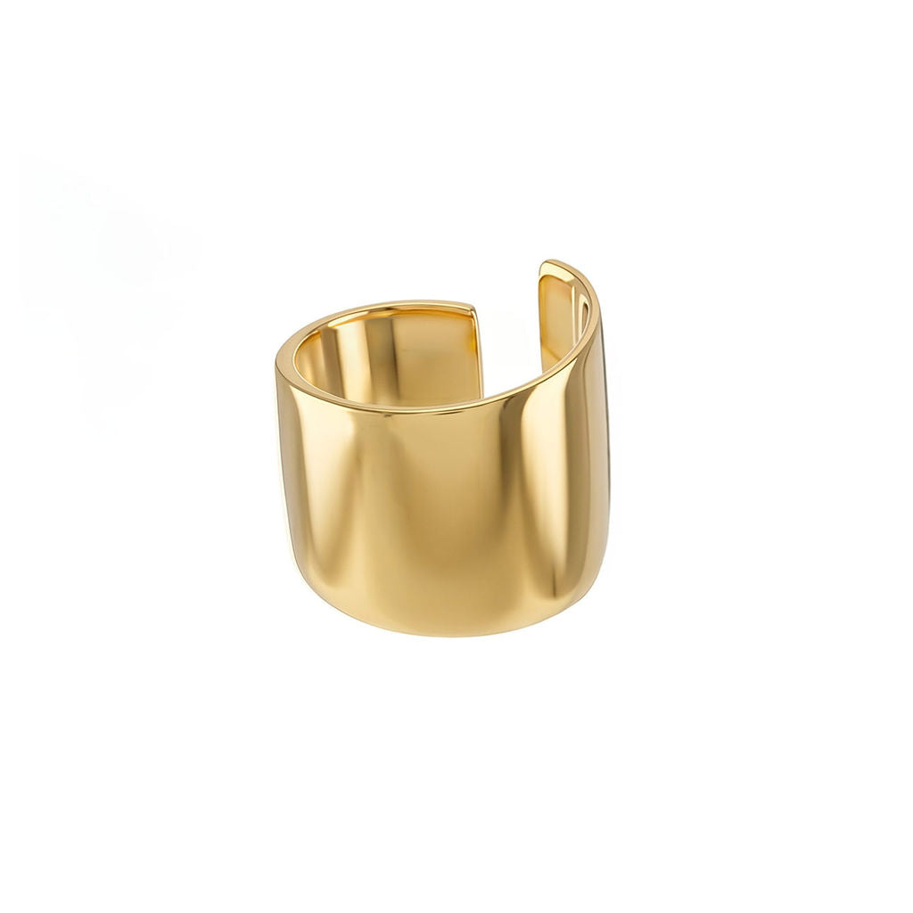 Wide Band Brass Cuff Ring | Penda - EcoDunia