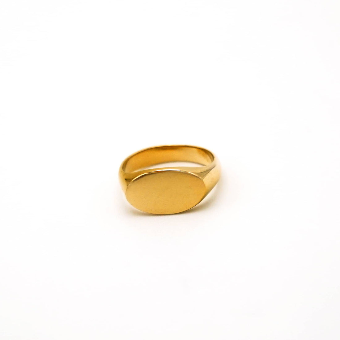 Pendo Oval Signet Brass Ring