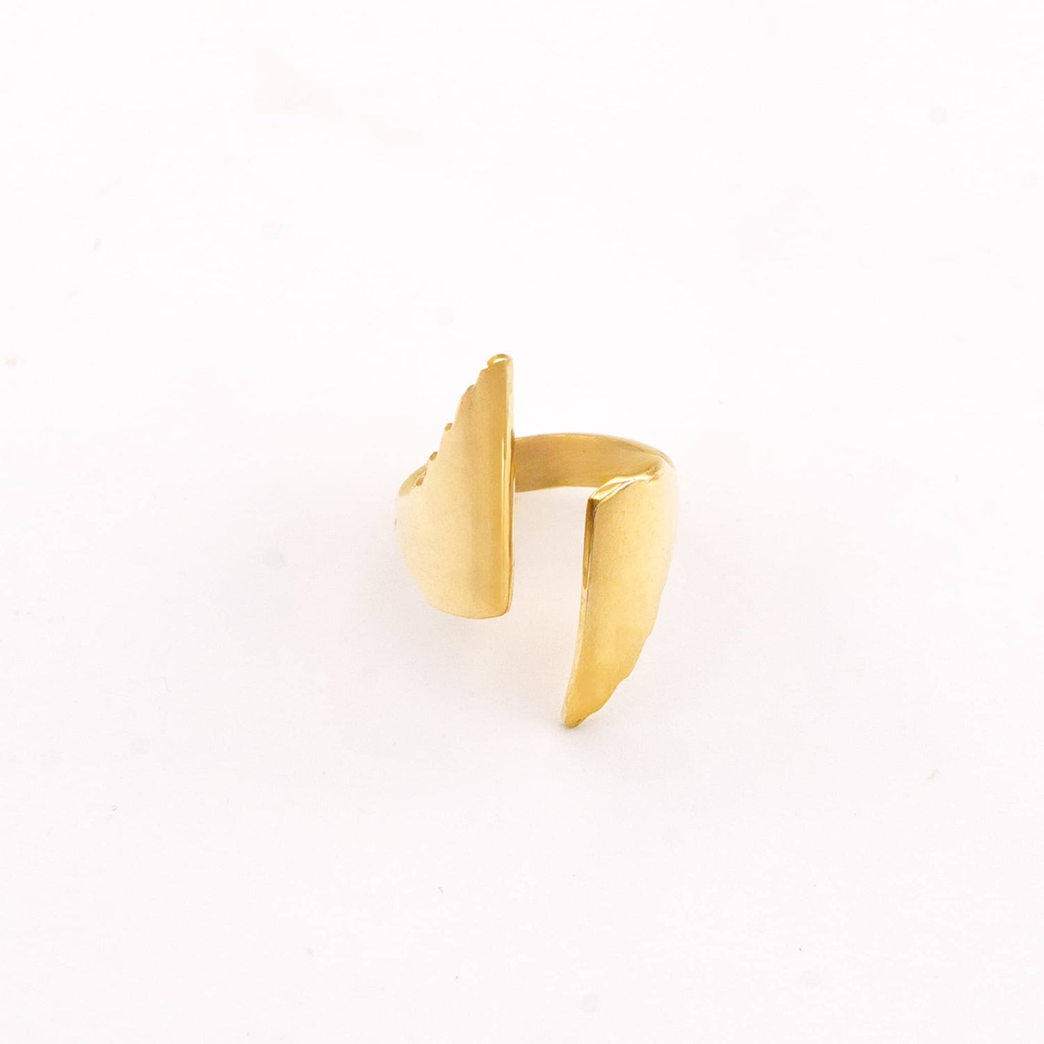 Peo Elongated Adjustable Wrapped Ring