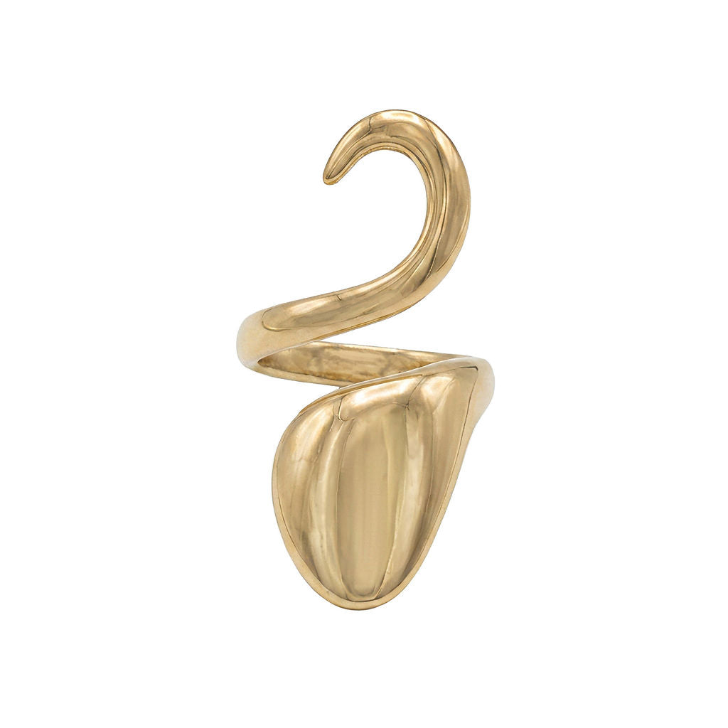 Petal Wrap Open Ring for Women | Kivuli- EcoDunia