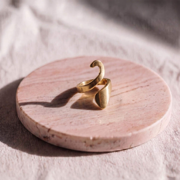 Petal Wrap Open Ring for Women | Kivuli