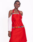 Jikoni Full Apron - Red