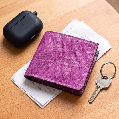 Genuine Slim Fish Wallets - Bifold Fish Leather Wallet - EcoDunia 