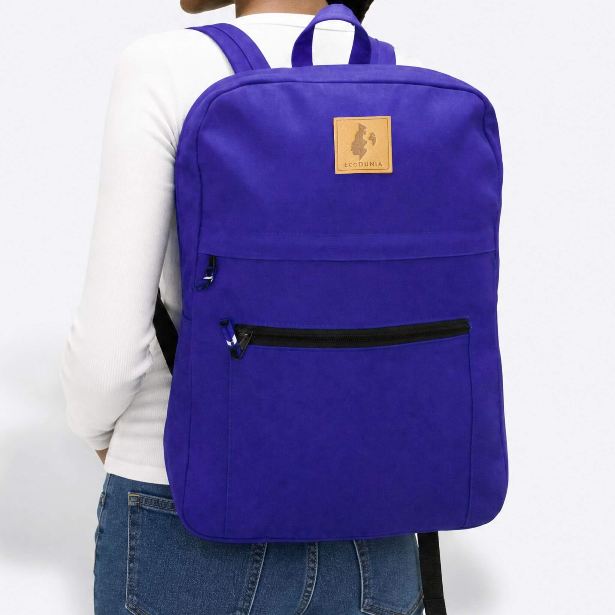 Zanzi Canvas Backpack – Laptop Backpack for Work &amp; School EcoDunia 