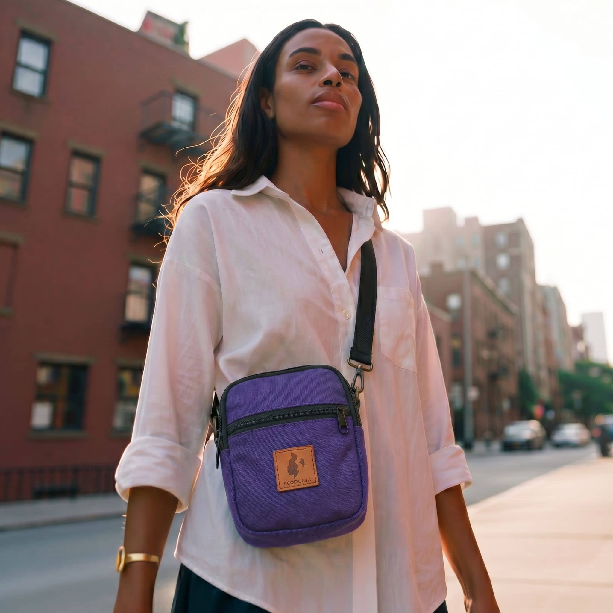 Rozi Canvas Crossbody Bag 1L | Mini Shoulder Bag 