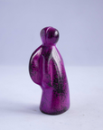 Handmade Soapstone Angels - Purple