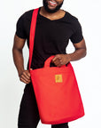 The Amani Carry All Bag - Red