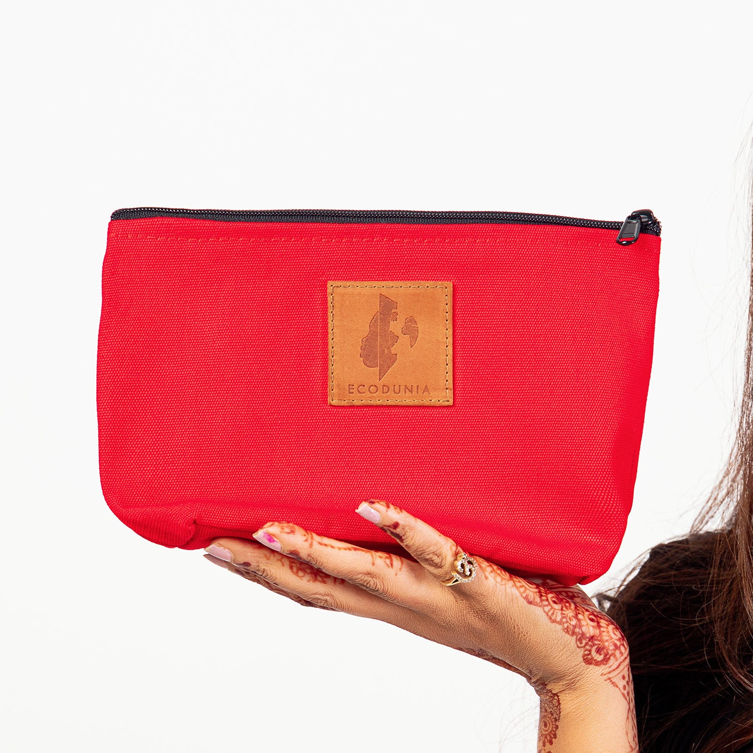 Ren Canvas Makeup Bag – Fair Trade Cosmetic &amp; Toiletry Pouch 