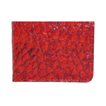 Genuine Slim Fish Wallets - Bifold Fish Leather Wallet  