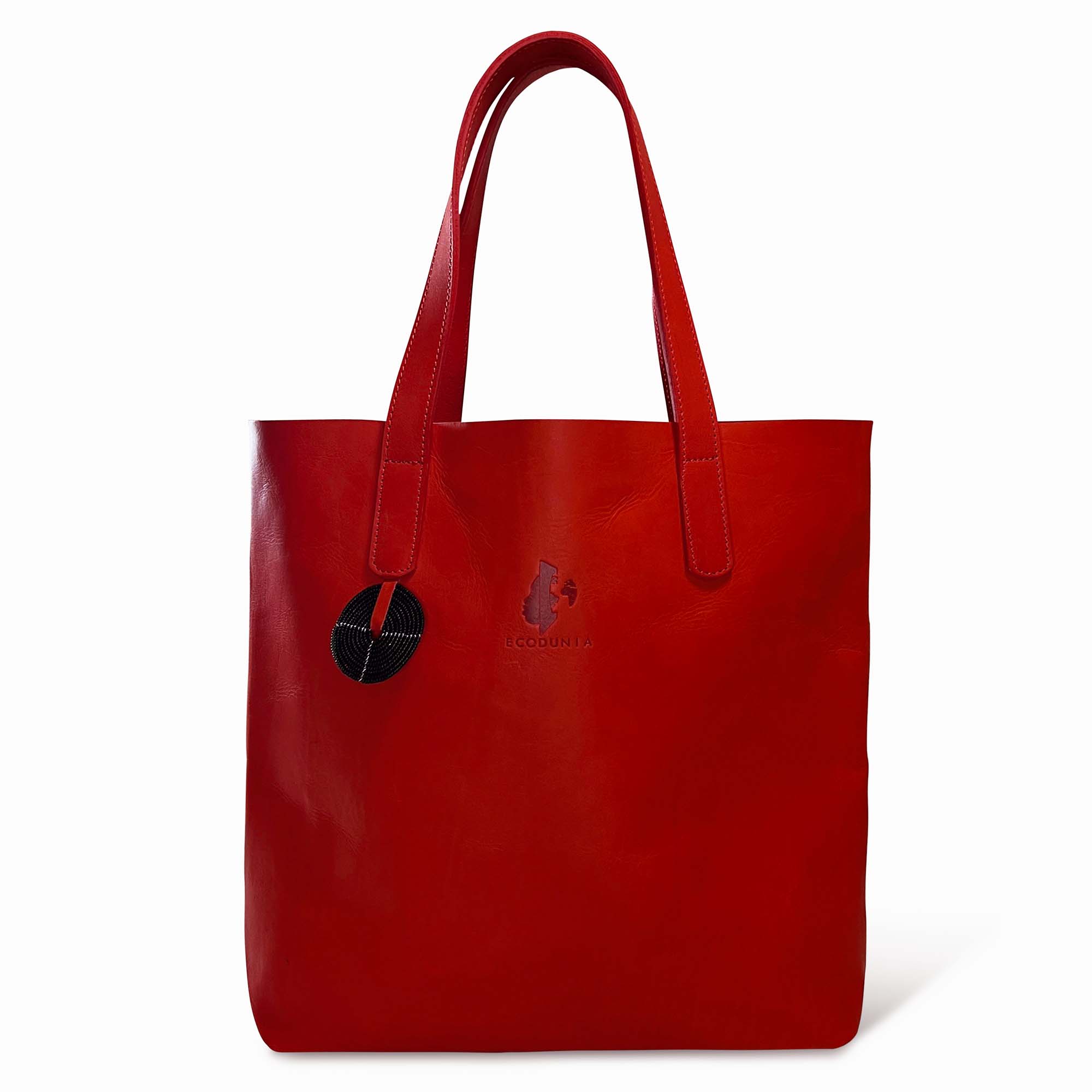 Tsavo - Everyday Leather Tote - Red