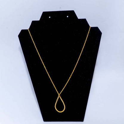Rosa Teardrop Chain Necklace for Women