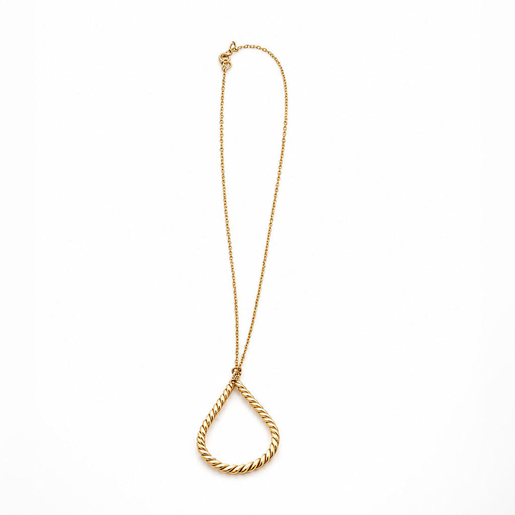 Rosa Teardrop Chain Necklace for Women