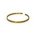 Rubi engraved zigzag brass armlet flat lay — Ecodunia